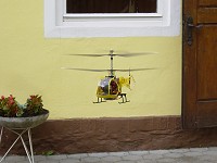 Bell 47G im Schwebeflug